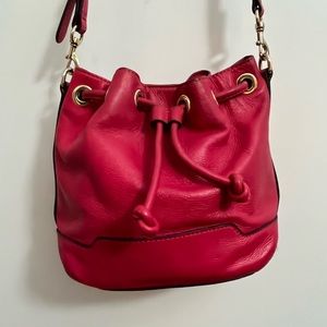Pink Rebecca Minkoff bucket bag